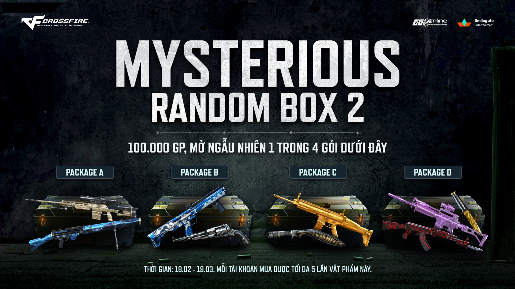 Xé túi mù, test nhân phẩm với Mysterious Random Box GP