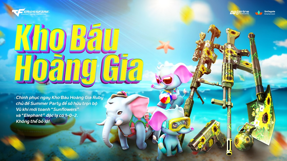 RA MẮT KHO BÁU HOÀNG GIA RUBY MỚI  THÊM SẮC HÈ CÙNG BÁU VẬT SUNFLOWERS & ELEPHANT